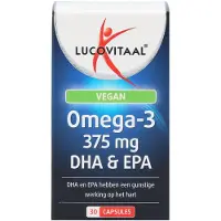 Lucovitaal Omega 3 Capsules EPA & DHA Vegan - 375 mg