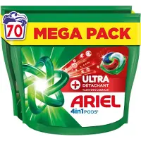 Ariel 4in1 Wasmiddel Pods Ultra Vlekverwijderaar 70 stuks