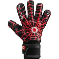 Elite Sport Spider Keepershandschoenen Kids Zwart Rood Zilver