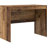 vidaXL Bureau Oudhout 100 x 50 x 76 cm
