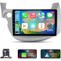 Junsun Autoradio - Geschikt voor Honda FIT JAZZ 2007-2014, - Android 15 - 6+128 GB - Draadloos Carplay & Android Auto - Ccta-Core & GPS Navi & SWC & Bluetooth & Wifi 4G KAM