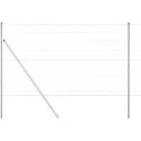 vidaXL Grond Fix Gelast Draadhek 25 x 1,4 m Gegalvaniseerd staal Mesh