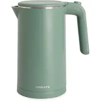 Create - 1 L elektrische waterkoker met temperatuurregeling - 1000W - Groen - KETTLE STUDIO PRO