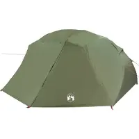vidaXL Vistent Olijf Groen 514 x 465 x 187 cm Polyester en Fiberglas
