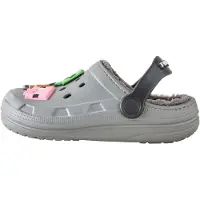 Next Huisschoenen 'Minecraft' grijs / limoen / rosa / zwart