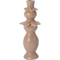 Intratuin Kandelaar Ely Beige D 8,6 H 24,1 Cm