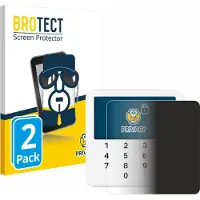 BROTECT - privacy screenprotector voor SumUp Solo Lite - Folie Beschermfolie Blauwlichtfilter 2 Stuks