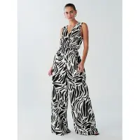 BWLDR Jumpsuit 'Parkes' zwart / wit