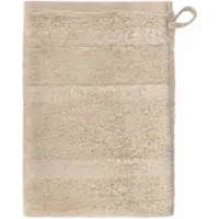 Cawö Washandje Noblesse2 Uni Beige (Set van 6)