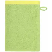 Cawö Washandje Lifestyle Splash Reversible Pistachio/Lemon (Set van 6)