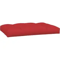 vidaXL Palletkussens 3 st stof rood