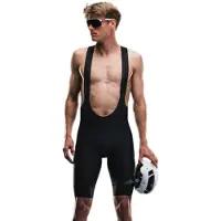 Fusion Tempo! Bib Fietsbroek heren Zwart XL