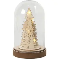 Creativ Company Stolp op houten voet, 18cm