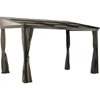 Sojag Aluminium terrasoverkapping boedapest brons 298x364x243cm