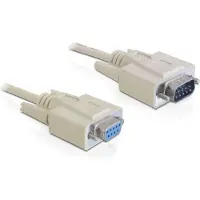 DeLOCK Premium seriële RS232 verlengkabel 9-pins SUB-D (m) - 9-pins SUB-D (v) / gegoten connectoren - 3 meter