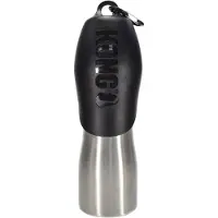 Kong H2O Drinkfles Rvs Zwart