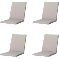 Madison stapelstoelkussen napels ca. 97x49 cm set van 4