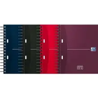 Oxford Office Essentials Schrijfblok A5+ Geruit Spiraalbinding 200 Pagina's 100 Vellen
