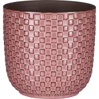 Mica Decorations Bloempot Daan Roze D 13,5 H 13 Cm