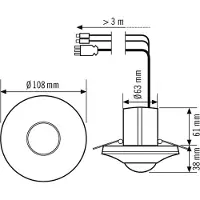 ESYLUX PD-C 360I/8 DUO DALI Plafond Aanwezigheidsdetectie - EP10427824