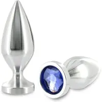 Metal hard | Metalhard Anal Plug Diamond Cristal Medium 8.89cm