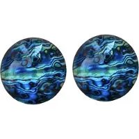 Charme Bijoux Clip oorbellen-Blauw-2 cm- geen gaatje-