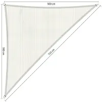 Shadow Comfort Driehoek 90 5,00x5,00x7,10 m Arctic White