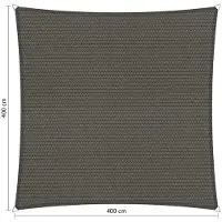 Shadow Comfort Vierkant schaduwdoek 4,00x4,00 m Cool Grey