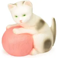 Egmont toys Heico lamp kat met bol wol roze