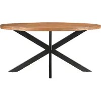 LivingFurn Rocky Oval 160 cm-13809