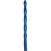 Crackstuffers - Curved Depth Trainer - Anaal Dildo - Blauw