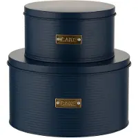 Typhoon Otto Collectie | Set van 2 Cakevormen - Marineblauw