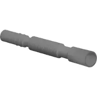 Clou Flexibele slang tbv meubelsifon, grijs rubber