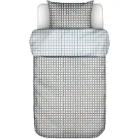 Marc O'Polo Dekbedovertrek Karie Powder Blue Satijn-140 x 200 / 220 cm | 1-Persoons