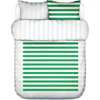 Marc O'Polo Dekbedovertrek Sanna Vivid Green Percal-240 x 200 / 220 cm | Lits-Jumeaux