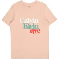 Calvin Klein Jeans Shirt groen / poederroze / rood / wit