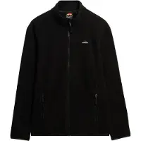 Superdry Fleece jas zwart