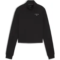 Puma Sportief sweatvest 'Cloudspun' zwart / wit