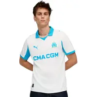 Puma Tricot 'Olympique de Marseille 25/26' lichtblauw / wit