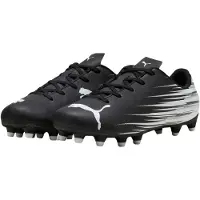 Puma Attacanto II Gras / Kunstgras Voetbalschoenen (MG) Kids Zwart Wit