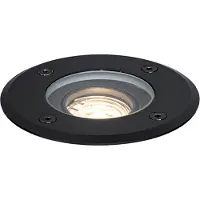 QAZQA Moderne buiten grondspot zwart 35 mm verstelbaar IP65 - Delux