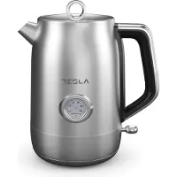 Tesla KT500X - Waterkoker - Waterkoker Retro - Waterkokers - 1.7 Liter - Temperatuurmeter - 2200W - RVS