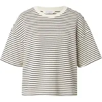Moss Copenhagen Sweatshirt 'MSCHNilda Ima' beige / zwart