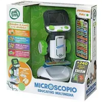 Vtech Multimedia Educational Microscope Spanish Version Transparant Kinderen
