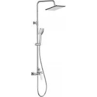 Invena Doucheset Neri Chroom met Regendouche en Handdouche