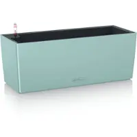 Lechuza BALCONERA Color 50 - Plantenbak - met uitneembare binnenbak - met bewateringssysteem - ALL-IN-ONE set met LECHUZA-PON - petrol blue