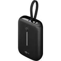 Goobay powerbank met kabel | 2x USB-C PD 20W + 1x USB-A QC | 10.000 mAh