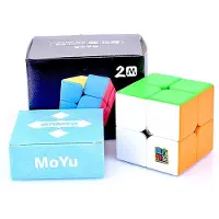 Moyu Cube Meilong 2x2 M speed cube magnetisch - Stickerless - Draai Kubus Puzzel - Magic Cube