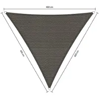 Shadow Comfort Driehoek schaduwdoek 4,00x4,00x4,00 m Cool Grey