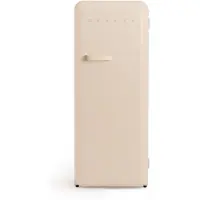 Create - Koelkast in retrostijl - Zand - Handvat Zand - FRIDGE RETRO 281L
